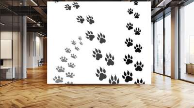 paw print Wall mural