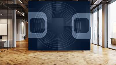 background with code, background with space for text, presentation background in blue and white colors Wall mural