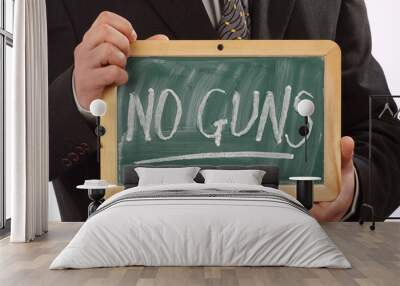 No guns concept Wall mural