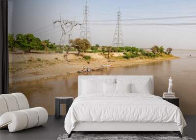 Larkana Khairpur Road Indus River 108 Wall mural