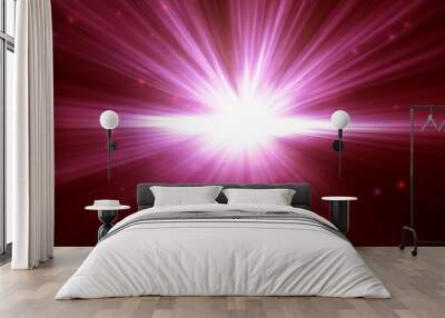 abstract of digital lens flare background Wall mural