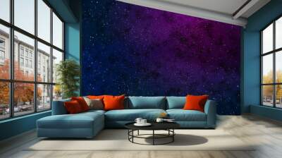 Nebula and stars in night sky Wall mural