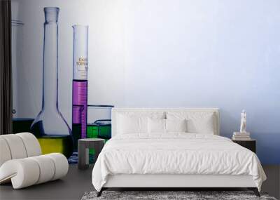 Laboratory tubes Wall mural