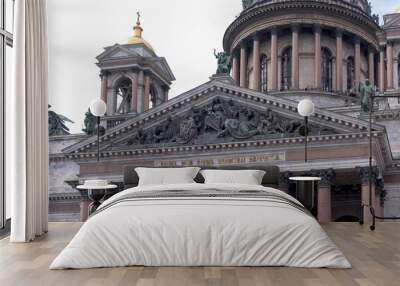   St. Isaac's Cathedral on July 4; 2015 in St. Petersburg Wall mural