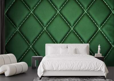 Genuine leather upholstery background for a luxury decoration in Wall mural