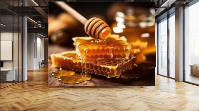 Manuka honey. Superfood. Wall mural