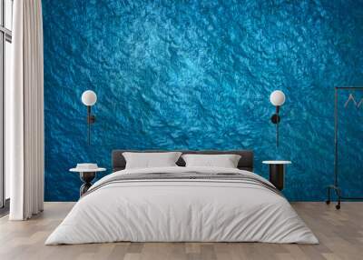 Sea surface aerial view Wall mural