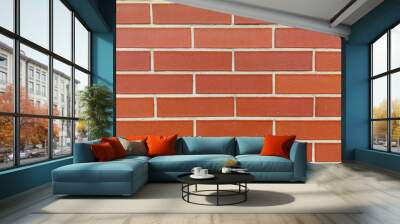 red brick wall Wall mural