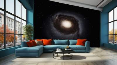 spiral galaxy in deep space Wall mural