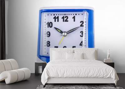 object isolated on white - plastic alarm clock Wall mural