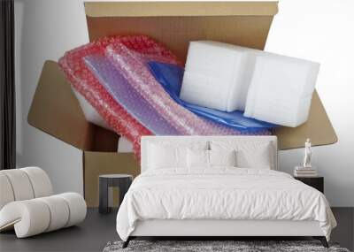 The modern plastic  packing materials Wall mural