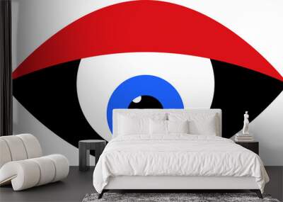 Bauhaus eye Wall mural