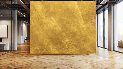 Abstract gold foil metallic texture. Luxury background Wall mural