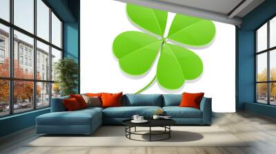 four leaf clover for saint patrick's day Wall mural