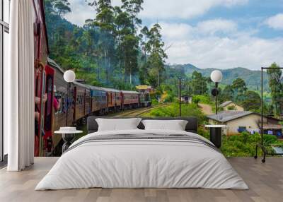 The view of railway, Sri Lanka Wall mural