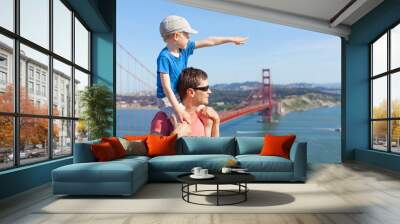 family in california Wall mural