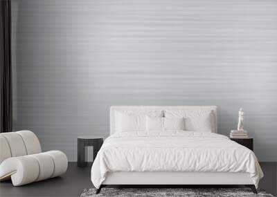 Abstract horizontal metal banner or background with glares in gray colors Wall mural