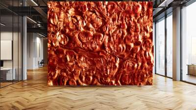 copper metal texture foam bubbles Wall mural