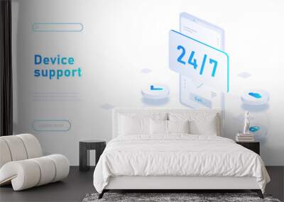 Device support concept Wall mural