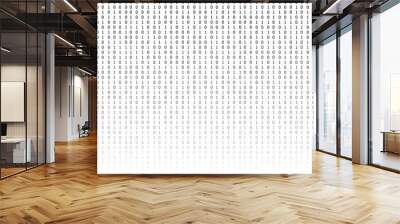 Vector Binary Code Background, Gradient Texture, Technology Concept. Wall mural