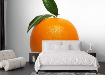  orange fruit isolated on white Wall mural