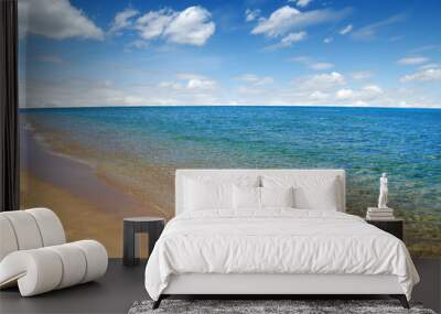 beach and sea Wall mural