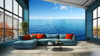 Blue sea water Wall mural