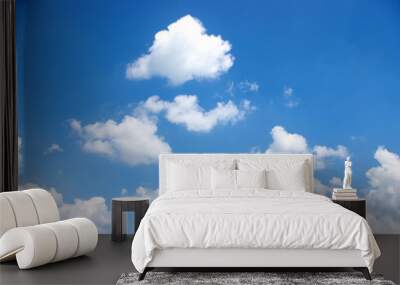 blue sky Wall mural