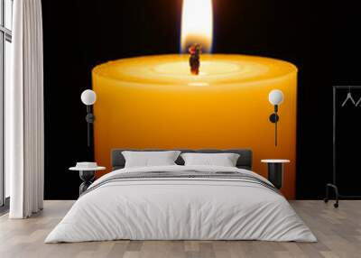 burning candle Wall mural