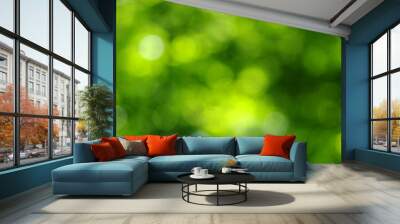 green light background Wall mural