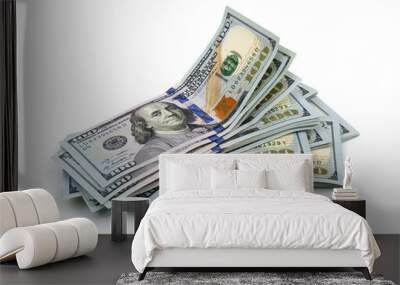 New design of US 100 dollars banknotes Wall mural