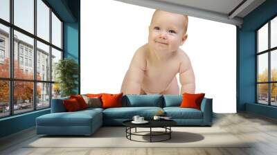 smiling cute baby Wall mural