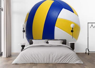 Volleyball ball on white Wall mural