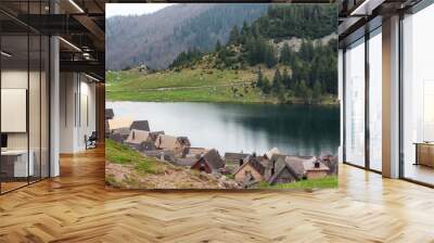 Beautiful lake and nature. Travel and tourisam concept. Wall mural