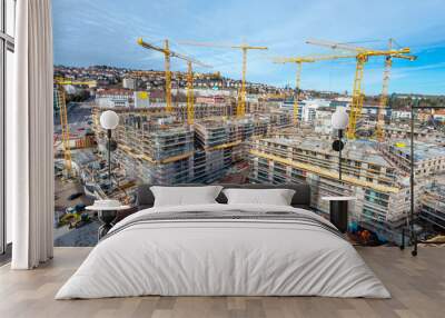 large construction site Wall mural