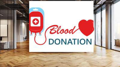 Blood donation background_06 Wall mural