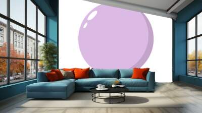 Magic crystal ball. Vector illustration Wall mural