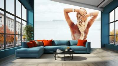 Boho beach style Wall mural