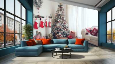 Christmas tree Wall mural