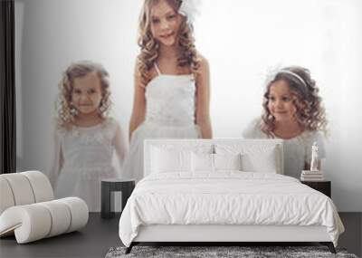 little girls Wall mural