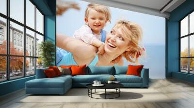 mother with child Wall mural