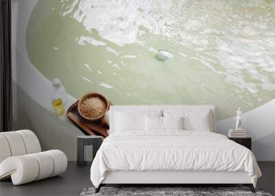 Spa bath compostition Wall mural