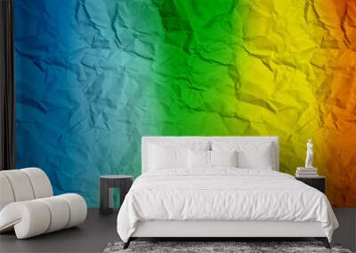 Crumpled Paper Texture Wall mural