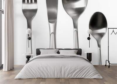 Fork, Knife and Spoon Wall mural