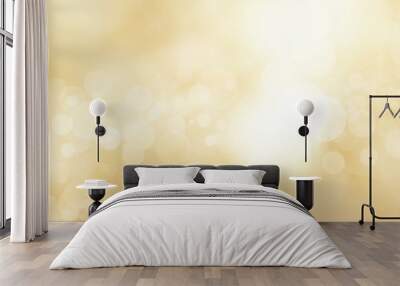 gold background with bokeh Wall mural