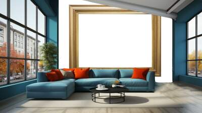 Gold frame Wall mural