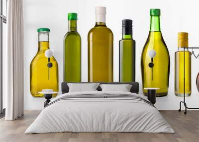 oil olive bottle isolated Wall mural