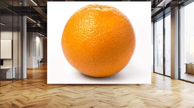 Ripe orange isolated Wall mural