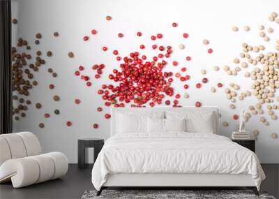 the pepper isolated Wall mural