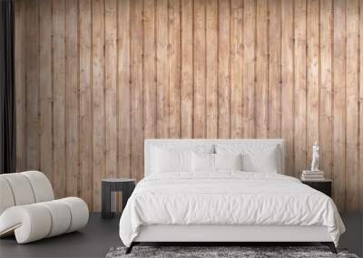 Weathered striped textured wooden planks natural Wall mural